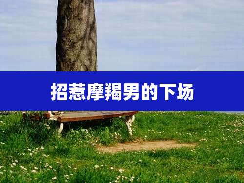 招惹摩羯男的下场