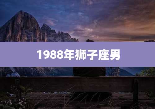 1988年狮子座男