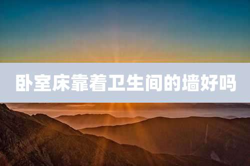 卧室床靠着卫生间的墙好吗