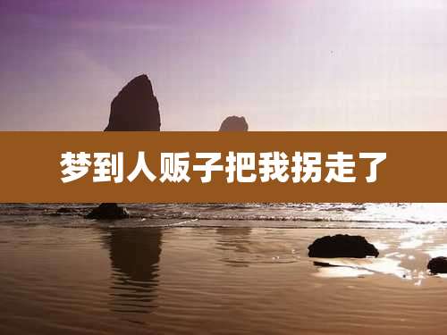 梦到人贩子把我拐走了