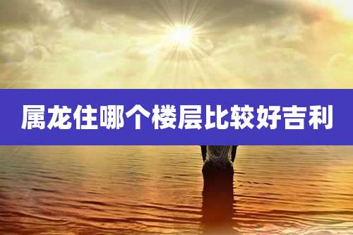 属龙住哪个楼层比较好吉利