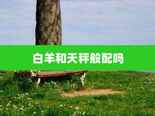 白羊和天秤般配吗