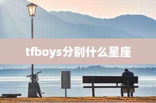 tfboys分别什么星座