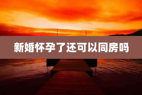 新婚怀孕了还可以同房吗