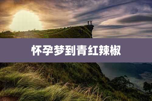 怀孕梦到青红辣椒