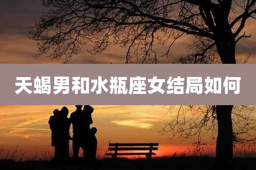 天蝎男和水瓶座女结局如何