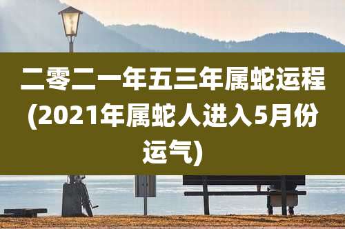 二零二一年五三年属蛇运程(2021年属蛇人进入5月份运气)