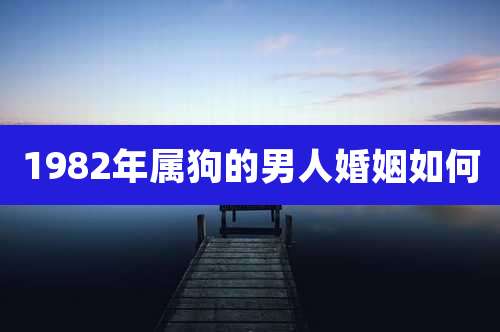 1982年属狗的男人婚姻如何