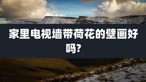 家里电视墙带荷花的壁画好吗?