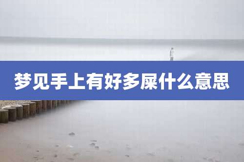 梦见手上有好多屎什么意思