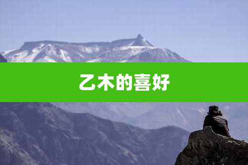 乙木的喜好