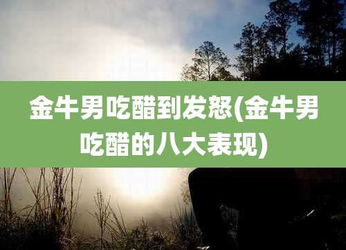 金牛男吃醋到发怒(金牛男吃醋的八大表现)