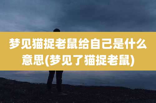 梦见猫捉老鼠给自己是什么意思(梦见了猫捉老鼠)