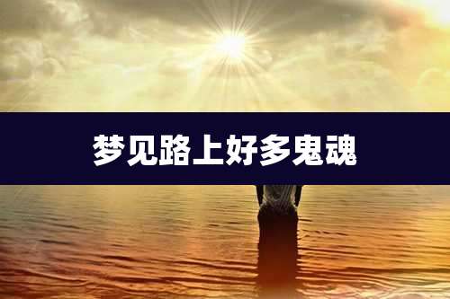 梦见路上好多鬼魂
