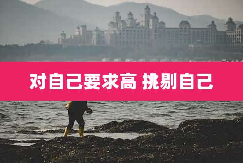 对自己要求高 挑剔自己