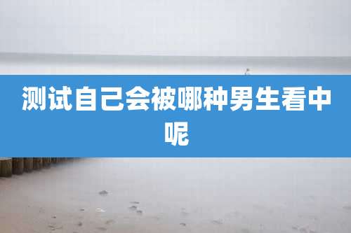 测试自己会被哪种男生看中呢