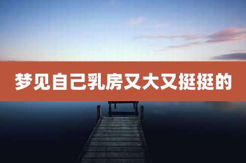 梦见自己乳房又大又挺挺的