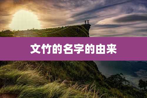 文竹的名字的由来