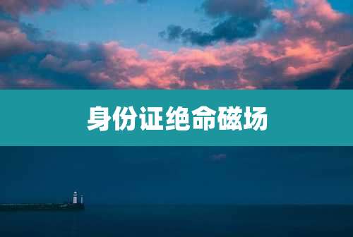 身份证绝命磁场