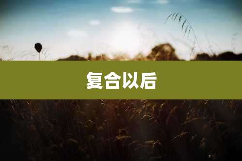 复合以后