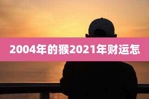 2004年的猴2021年财运怎