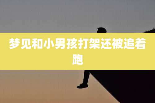 梦见和小男孩打架还被追着跑