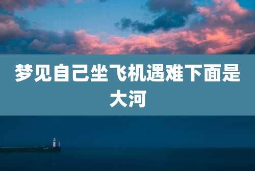梦见自己坐飞机遇难下面是大河