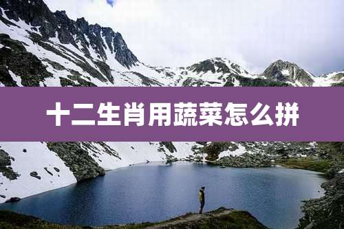 十二生肖用蔬菜怎么拼