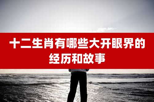 十二生肖有哪些大开眼界的经历和故事