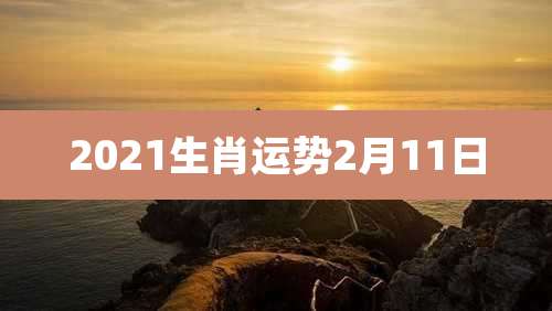 2021生肖运势2月11日