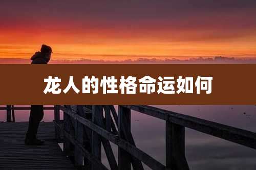 龙人的性格命运如何
