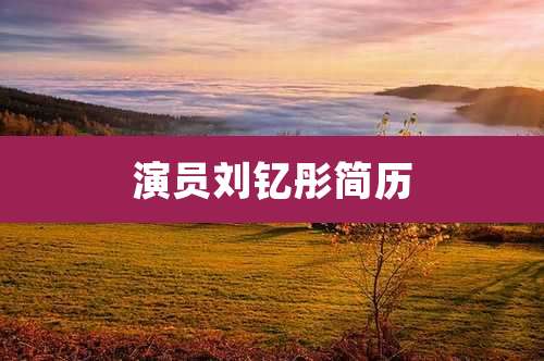 演员刘钇彤简历