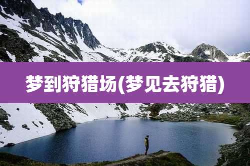 梦到狩猎场(梦见去狩猎)