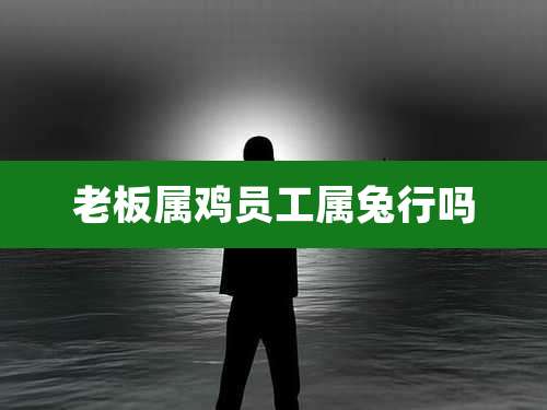 老板属鸡员工属兔行吗