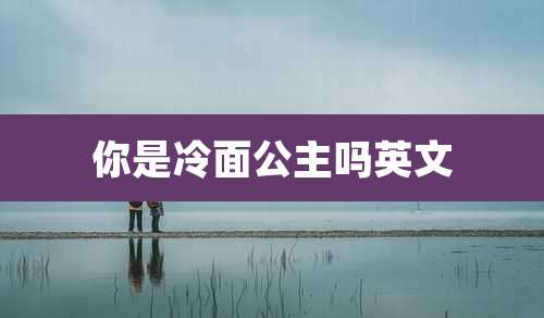 你是冷面公主吗英文