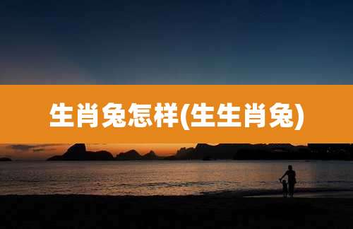 生肖兔怎样(生生肖兔)