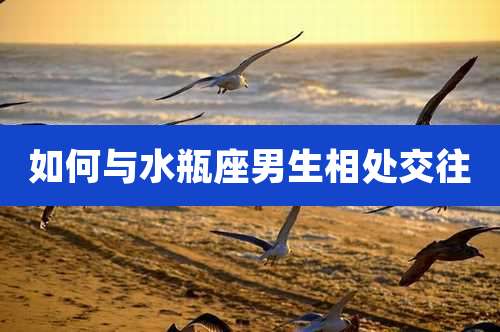 如何与水瓶座男生相处交往