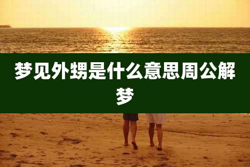 梦见外甥是什么意思周公解梦