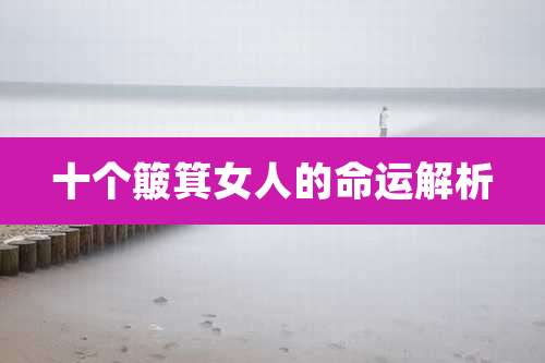 十个簸箕女人的命运解析