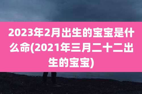 2023年2月出生的宝宝是什么命(2021年三月二十二出生的宝宝)