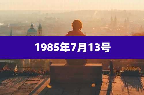 1985年7月13号