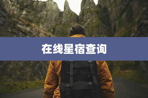 在线星宿查询