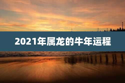 2021年属龙的牛年运程