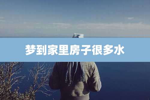 梦到家里房子很多水