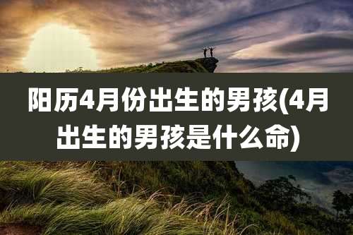 阳历4月份出生的男孩(4月出生的男孩是什么命)