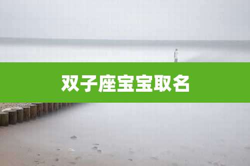 双子座宝宝取名