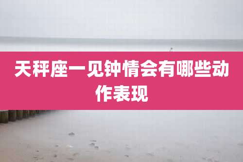 天秤座一见钟情会有哪些动作表现