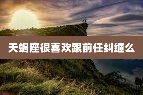 天蝎座很喜欢跟前任纠缠么