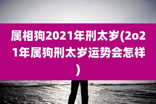属相狗2021年刑太岁(2o21年属狗刑太岁运势会怎样)