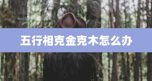 五行相克金克木怎么办